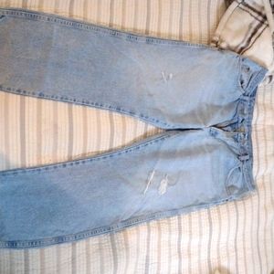 Wranglers distressed jeans